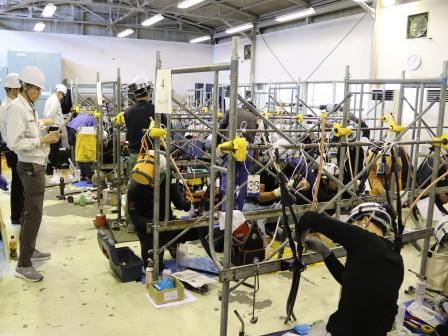 実技検定の様子