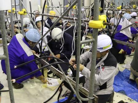 実技実習の様子