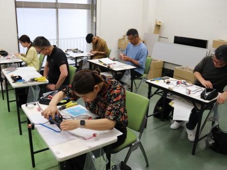 技能実習の様子