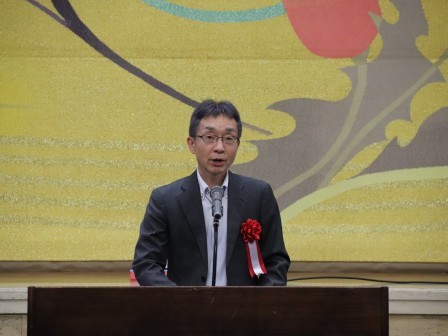 来賓挨拶：中部近畿産業保安監督部近畿支部 　　　　　赤田電力安全課長
